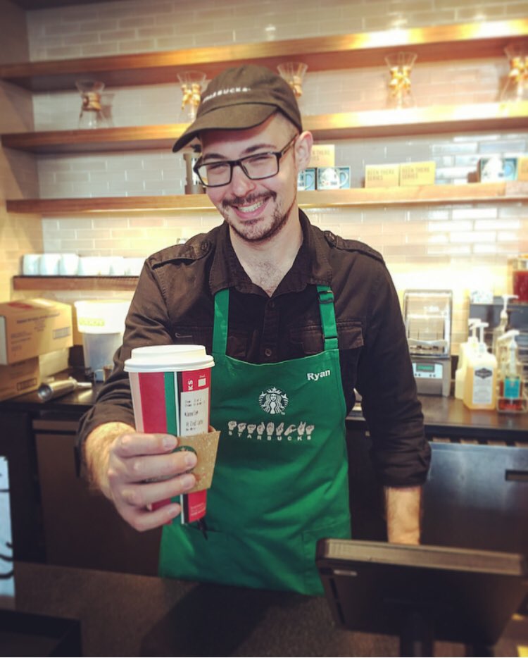 jannellelegg's tweet photo. Stopped in at the Signing Starbucks to refuel during #DSCT2018! Many thanks to my signing barista for a fantastic drink and for letting me snap this photo! @Starbucks https://t.co/MAepu8OEFS