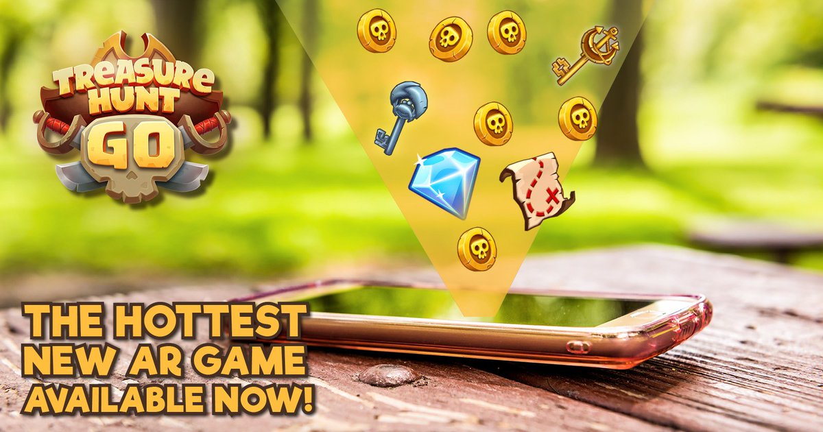 TreasureHuntGo's tweet image. If you love #ARgames you'll love Treasure Hunt Go. It's a real outdoors adventure that takes you on a hunt for treasure that turns into real #cashprizes if you're the one to find the loot. Money for gaming! What more could you want? Download it now and you could #win!