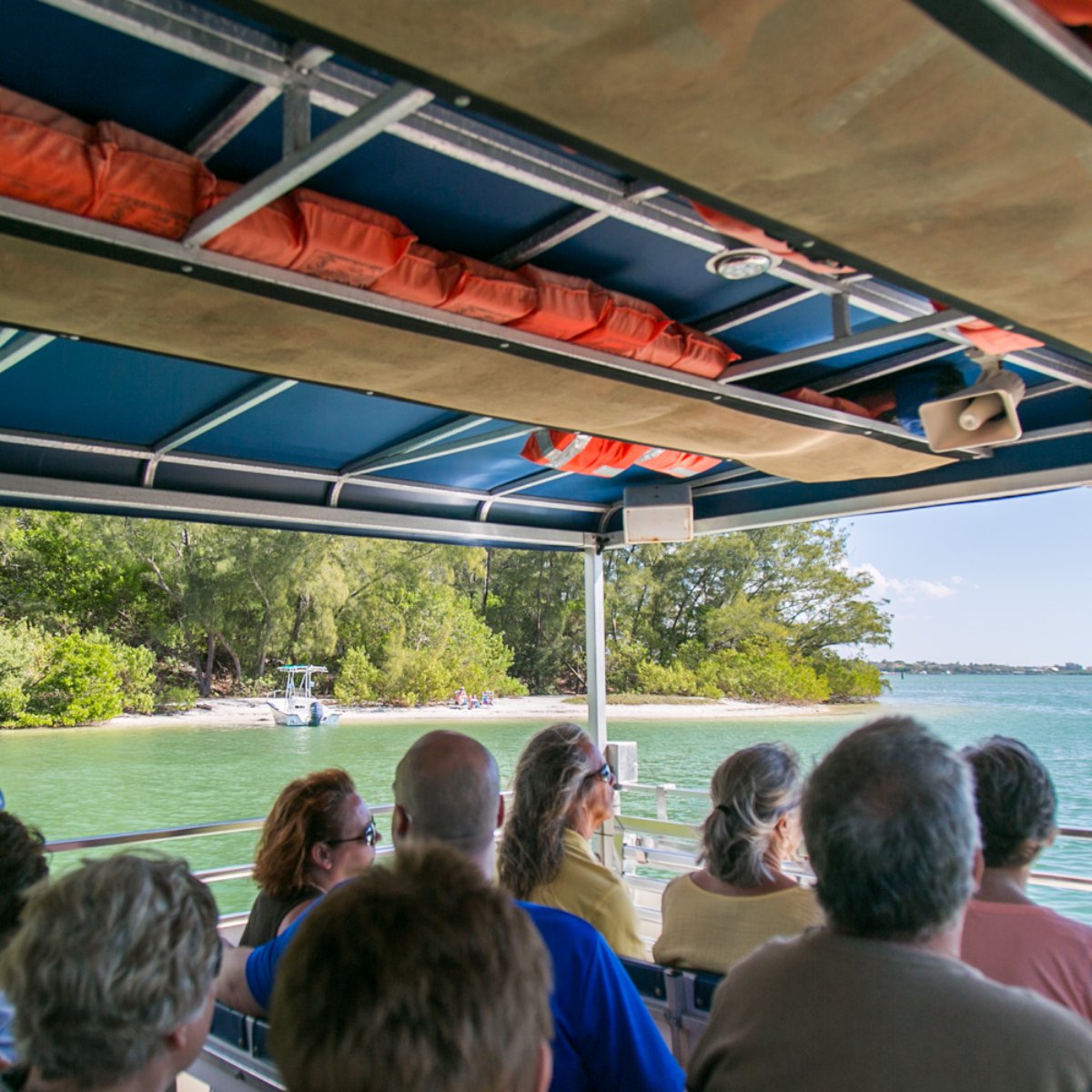 Learn about the ecology, history, and folklore of Sarasota on our Sea Life Encounter Cruise!