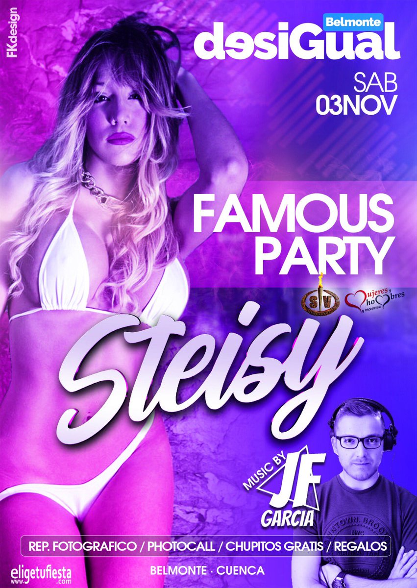 Esta noche nos vamos a #Belmonte (Cuenca) con ⁦<a href="/patricia_steisy/">Patricia Steisy</a>⁩ nos vemos en #Desigual