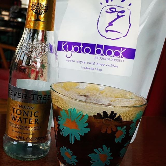 My Desert Island beverage...@kyotoblackcoffee purple label & tonic water. I love fizzy coffee, but this the next level. You are killin' it Justin. #coffeeconchicago #chicagocoffee #fizzycoffee #coffeetonic ift.tt/2Qiwgxo