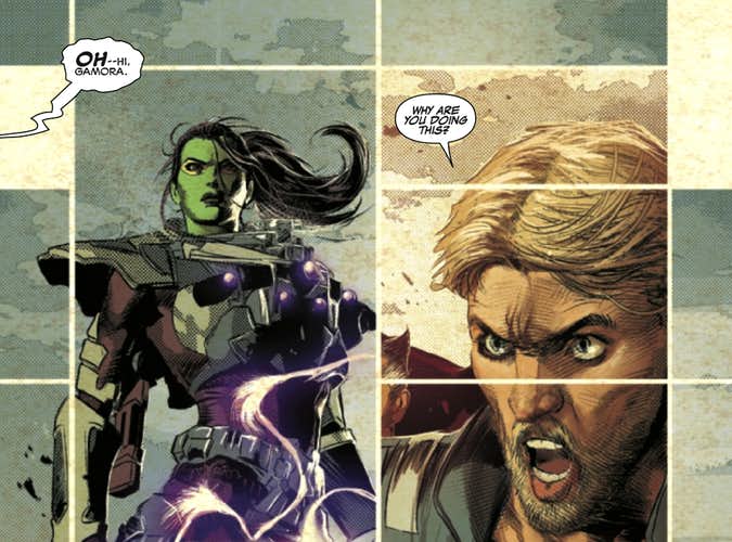 Gamora becomes Requiem, beheads Thanos, damn near kills Quill... 