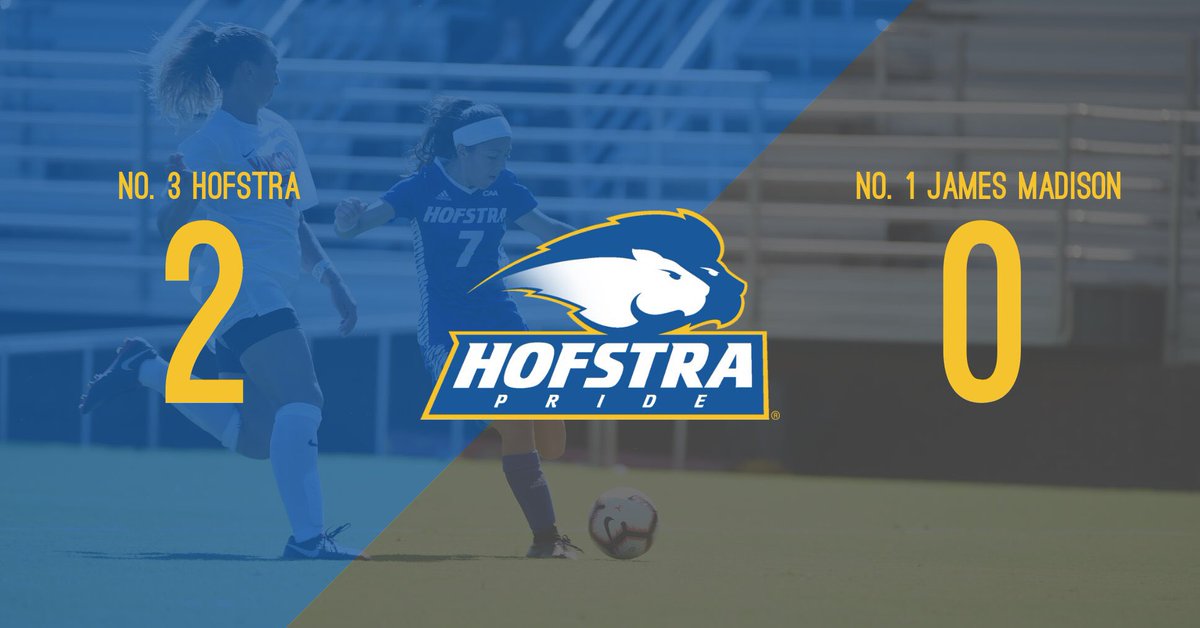 HofstraWSOC's tweet photo. #HOFSTRA WINS! #CAA Champions. #NCAA Bound. #RoarWithPride https://t.co/EXqlgCfXyH