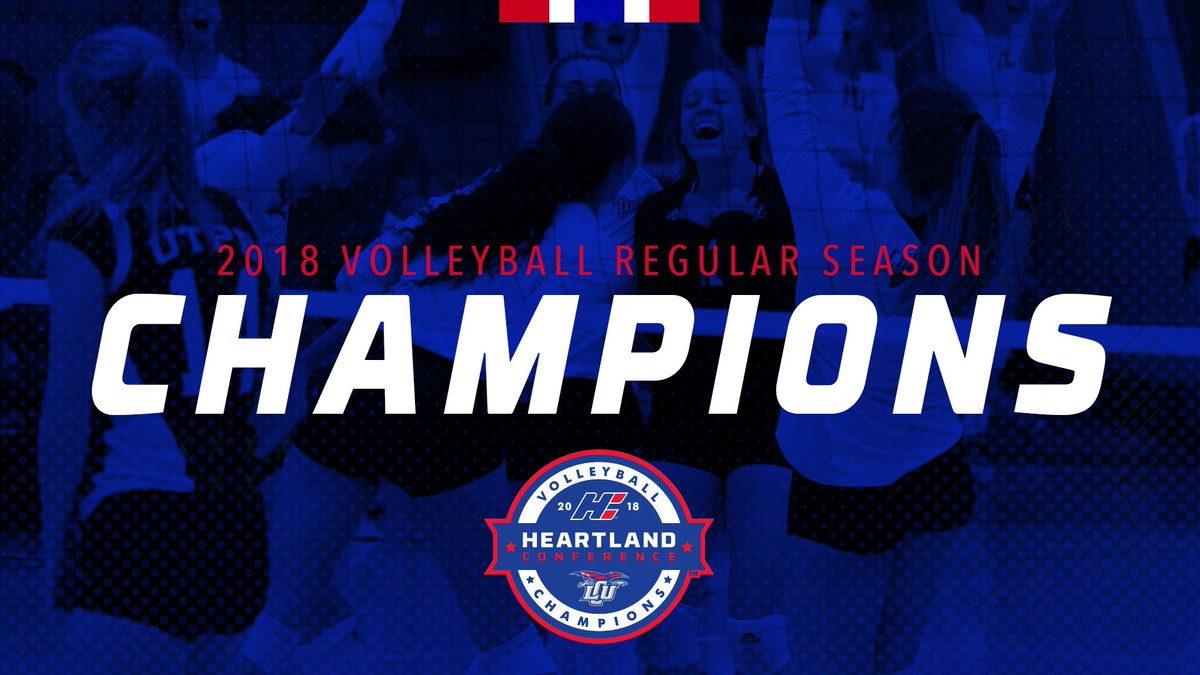 heartlandsports's tweet photo. Congratulations to the 2018 #HeartlandVB Regular Season Champions, @LCUChaps! First volleyball title in conference history for LCU! 🏆🏐🏆🏐 https://t.co/b73uVwb5fP