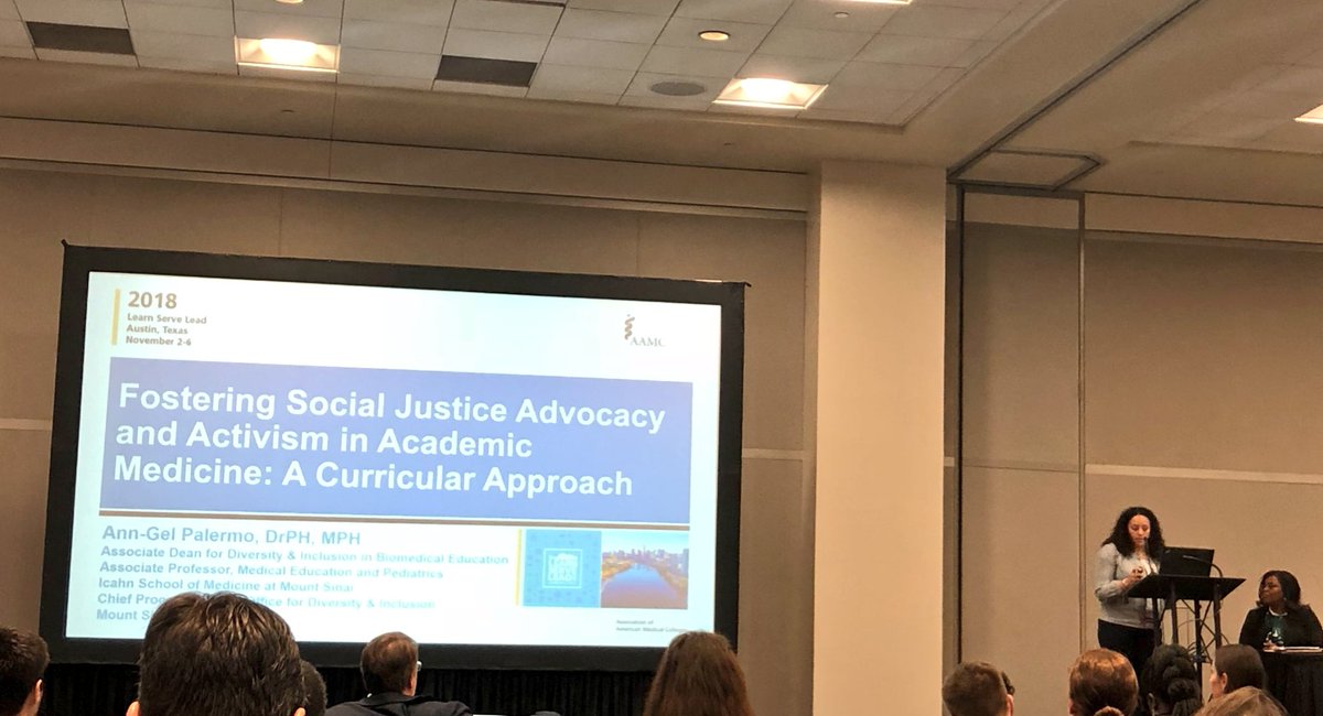 InstituteMedEdSinai (@institutemeded) on Twitter photo Listening to Dr. Ann-Gel Palermo discuss social justice and the anti-racism curriculum journey at ISMMS <a href="/IcahnMountSinai/">Icahn School of Medicine at Mount Sinai</a> #AAMC #aamc2018 #MedicalEducation #socialjustice #antiracism Listening to Dr. Ann-Gel Palermo discuss social justice and the anti-racism curriculum journey at ISMMS <a href="/IcahnMountSinai/">Icahn School of Medicine at Mount Sinai</a> #AAMC #aamc2018 #MedicalEducation #socialjustice #antiracism