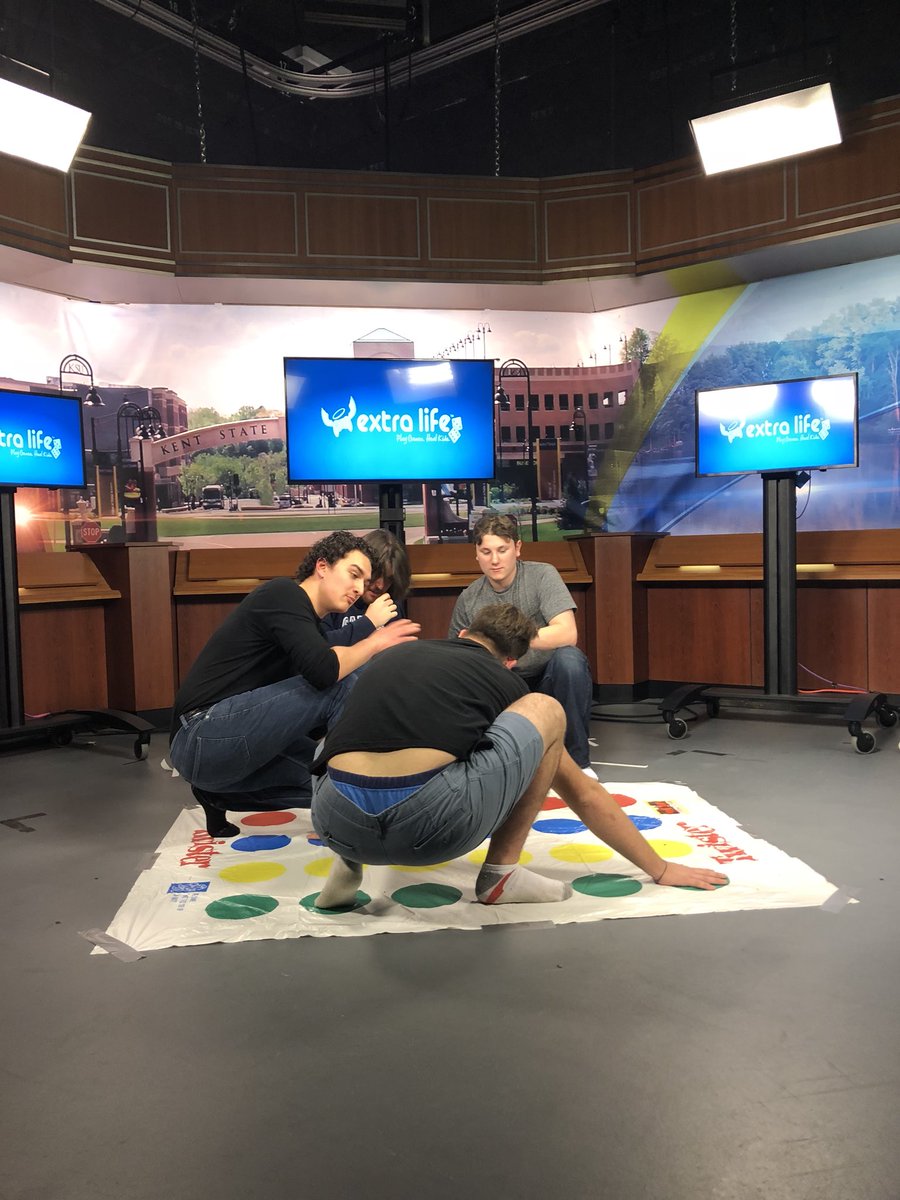 kentwired's tweet image. We’ve reached $300 during @RoleCallComedy’s shift. Tune in to see the cast compete in an intense game of twister.
