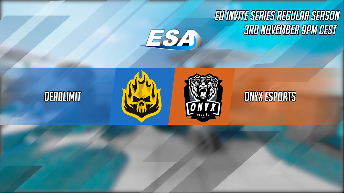 ESA_SiegeEU's tweet photo. We have another game for you!

@deadlimitgg VS OnyX eSports

Who will win?
#DEADWIN or #ONYXWIN https://t.co/kLuGOxBJs0