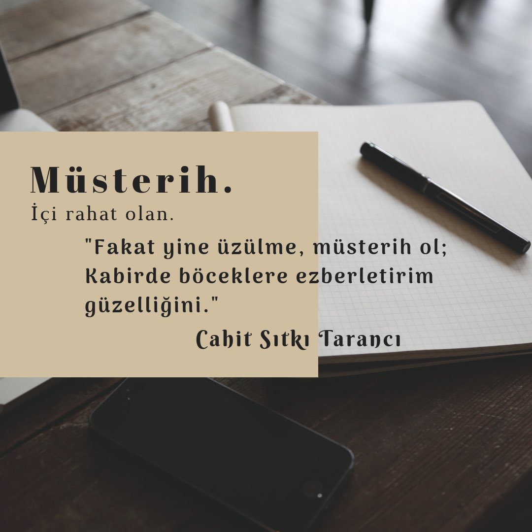 Müsterih.