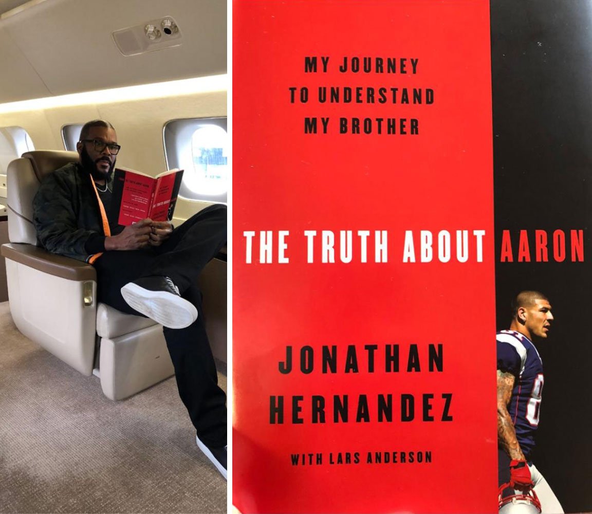 Tyler Perry on X: I just finished reading the most powerful book I've read  in a long time. Jonathan Hernandez wrote this incredible book about his  brother Aaron Hernandez. I had to