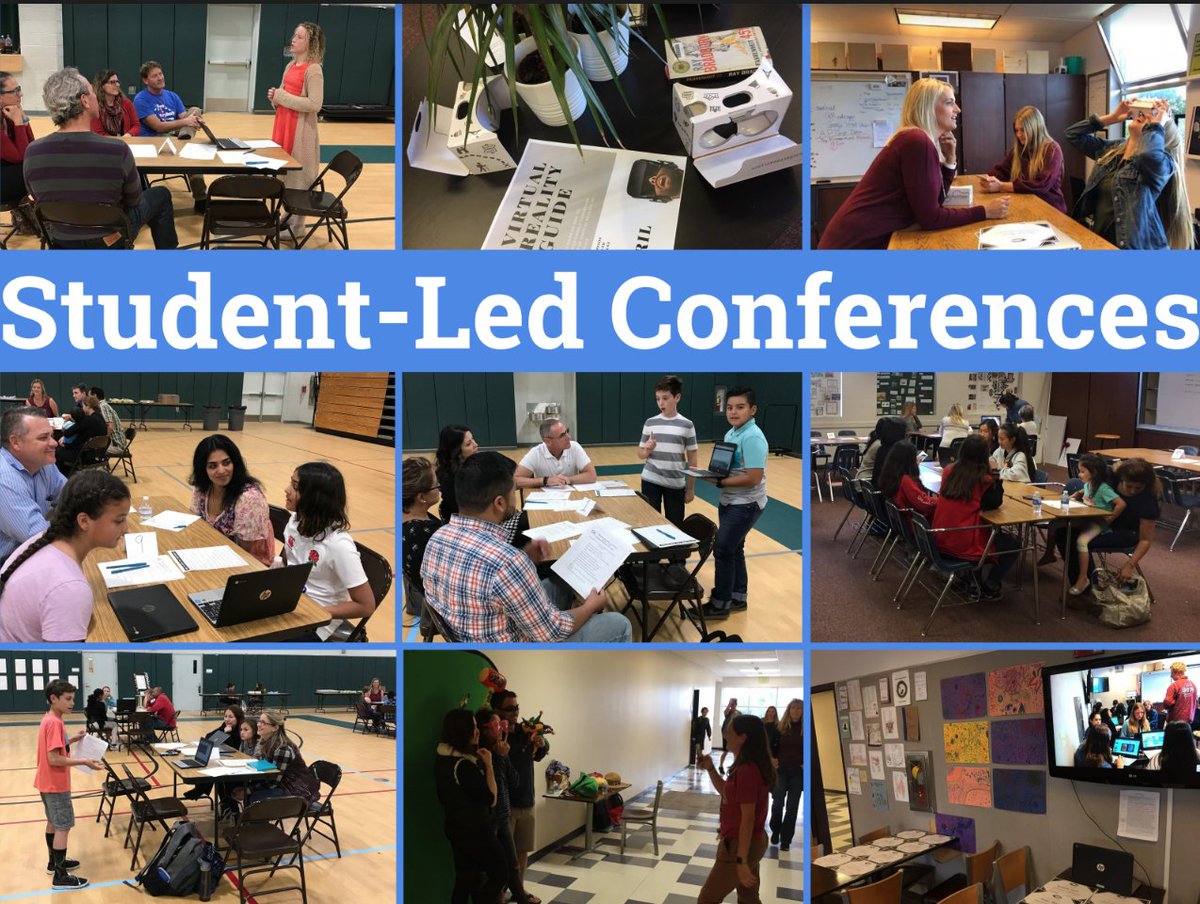 Student Led Conferences with @MarisaEThompson and @TobiaBrooke #SDCUE bit.ly/SLCsforall18 Great presentation and resources. @CajonValleyUSD