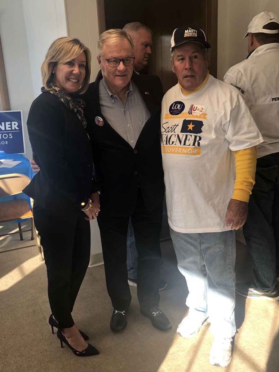 Lehigh County is ready for Tuesday! Happy to have my wife Tracy joining me on the trail today. #FixPA