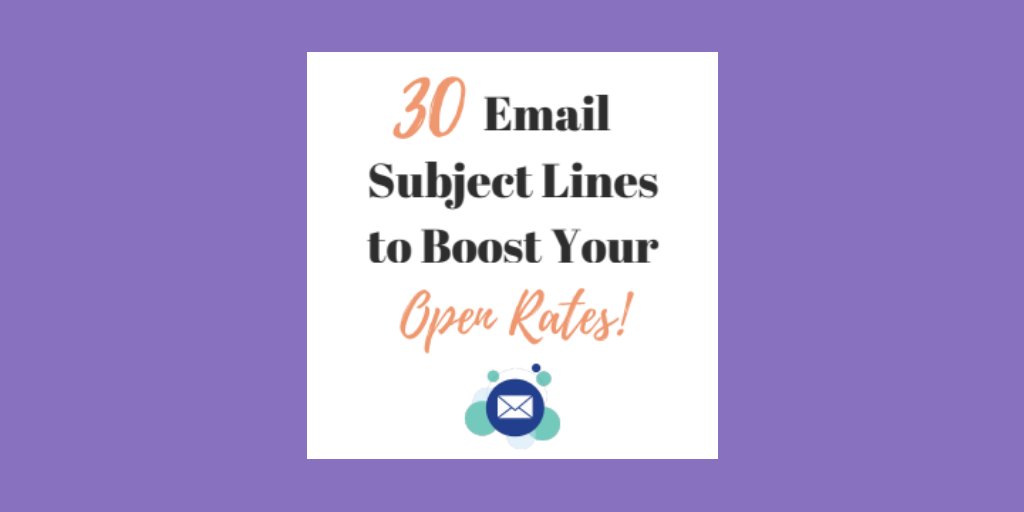 Spice up your email subject lines and increase your open rates. Get your FREE list of subject lines you can use in your next email! stephanie-tilton.com/30-subjectlines #EmailMarketing #subjectlines