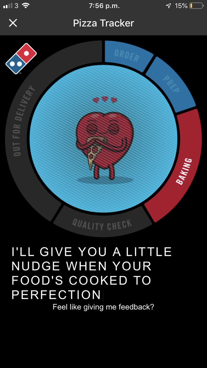 When you are waiting for pizza to be delivered and you keep hitting that refresh button. If only that image was an emoji. I would never use any other emoji again 😍 🍕🎉 <a href="/Dominos/">Domino's Pizza</a> #dominos #ilovepizza