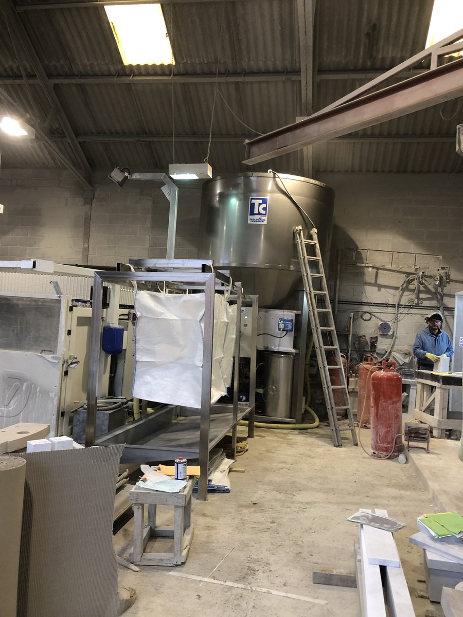 TurriniUk's tweet photo. New install at Barham Stone. From an old sludge dehydrator to a spanking Turrini DEP350, quiet inverter controlled pumps, 4.5 bar pressure to machines, fully auto. A tight squeeze but working like a dream ! https://t.co/4EenM5O1Fa