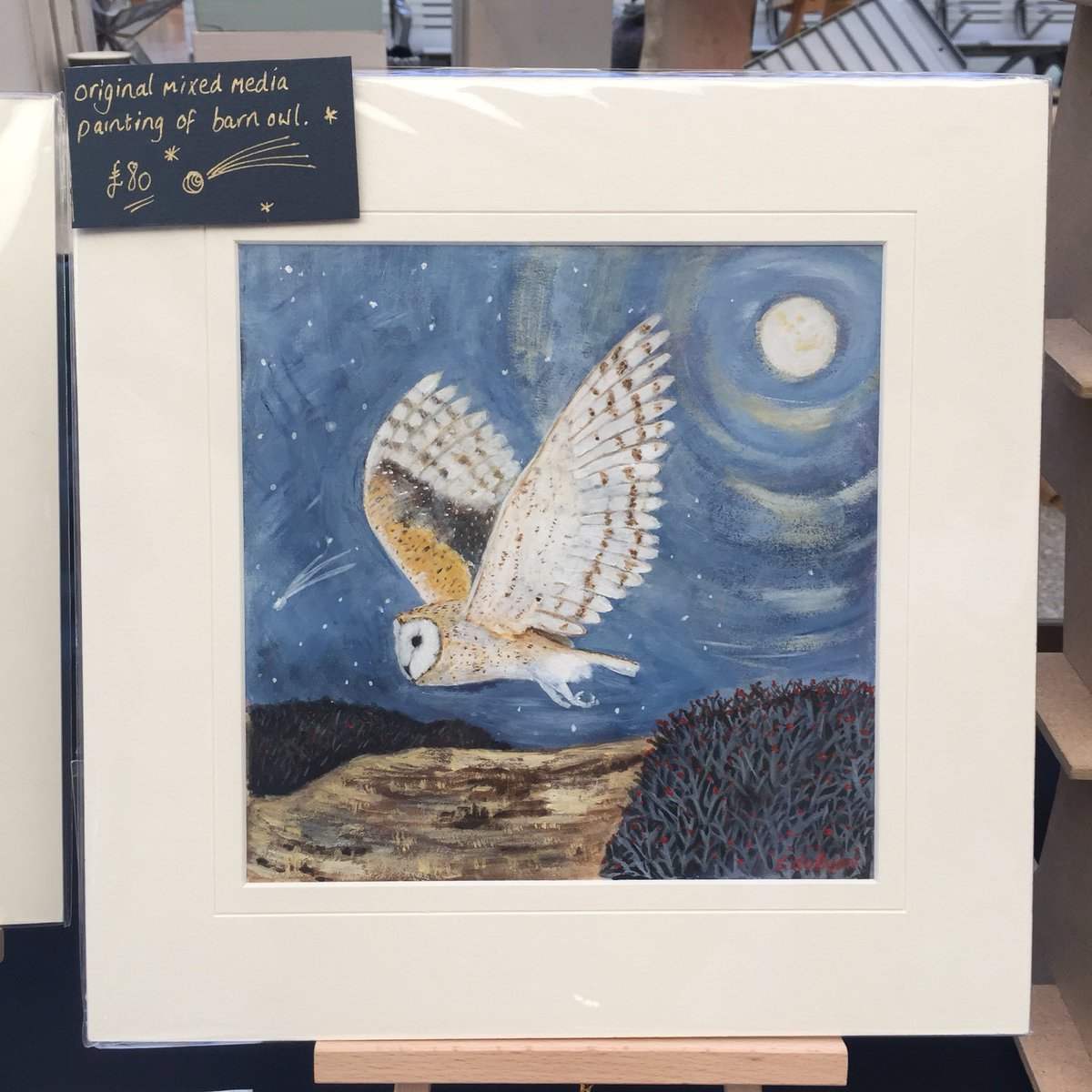 I still have this #barnowl painting for sale. Message me if you are interested.
#barnowlpainting #acrylicpainting