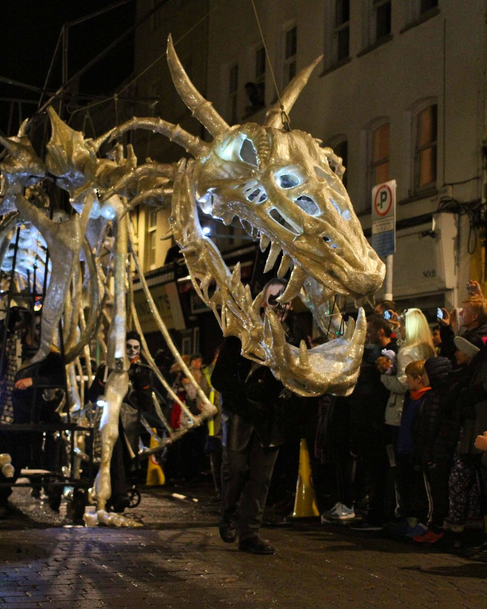 Dragon of Shandon Parade 2018 #dragonofshandon #halloween #volunteers #parade #scary #northmainstreet #skeleton @corkartlink