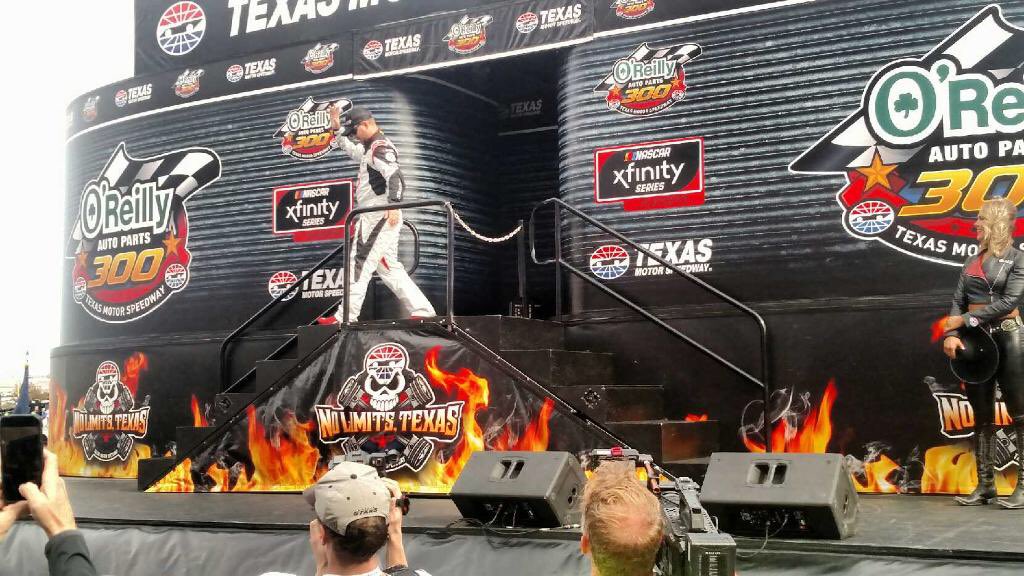BobbyEarnhardt's tweet photo. Driver Intros. Tune into NBCS for the NXS race @TXMotorSpeedway 
@MBMMotorsports https://t.co/SglgIOAYMJ