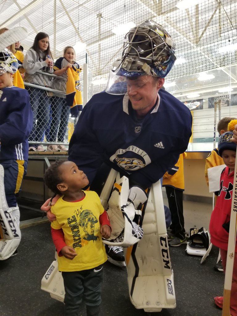 Happy Birthday to my close personal friend, Pekka Rinne. . . .  