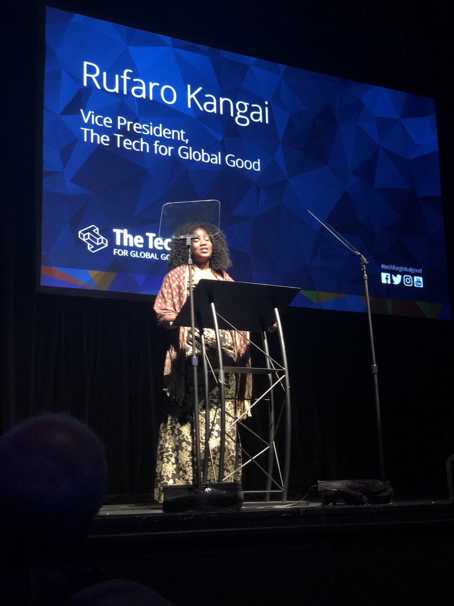 seanwhite's tweet image. #techforobalgood education creates opportunities. Love the Tech for Global Good program. Hearing the refrain: learning to address and solve global challenges @RufaroKangai
