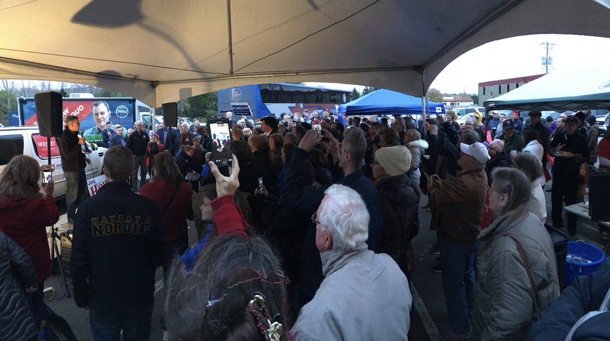 Great Rally tonight in Plymouth with the entire ticket.