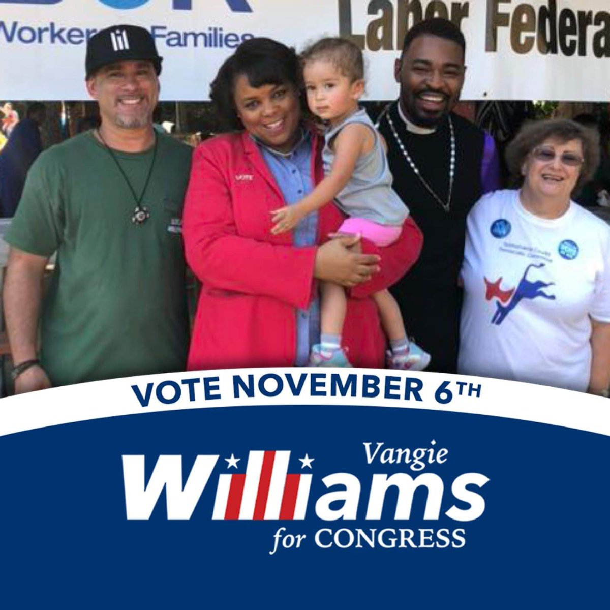 pacheco78's tweet photo. Canvassed today in Woodbridge, VA for @timkaine and all of the Democratic candidates! @Vangie4Congress @JenniferWexton @SpanbergerVA07 @DonBeyerVA @geraldconn #BlueWave  #BlueTsunami #UnionStrong #novalabor #ibew26 https://t.co/6D1kWJFuuS