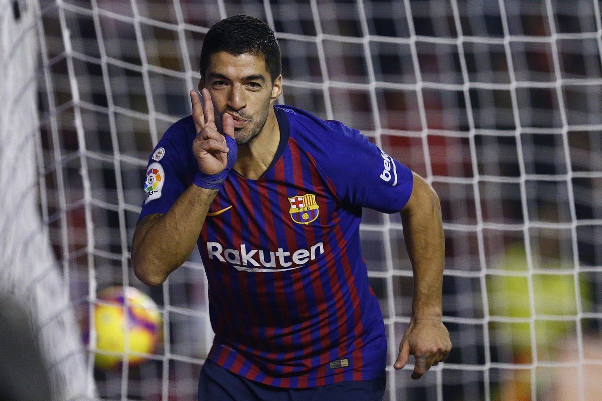 OrsaiRadio's tweet photo. #Uruguayo🇺🇾 | Doblete de ⚽️Luis Suárez para la agonica victoria del #Barcelona en Vallecas. Derrotó 3-2 a #RayoVallecano. El delantero uruguayo lleva 6 goles en los ultimos 3 PJ. https://t.co/5zL9K832GV