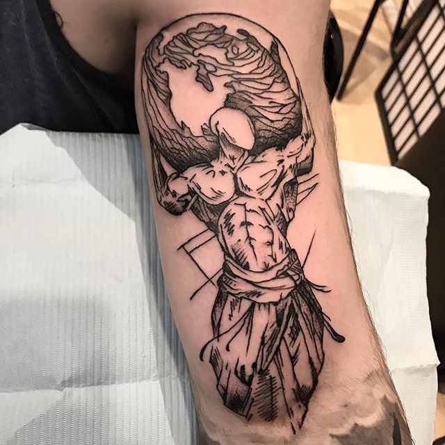 X 上的 Ryan Futterman:「Sketch style atlas design for @michael_daniele18 thanks for coming in man!! Message me for info and appointments. 2014103062 rfillustrations@yahoo.com #tattoo #tattoos #tattooed #tattooer #tattooart #tattoodesign #tattooing ...