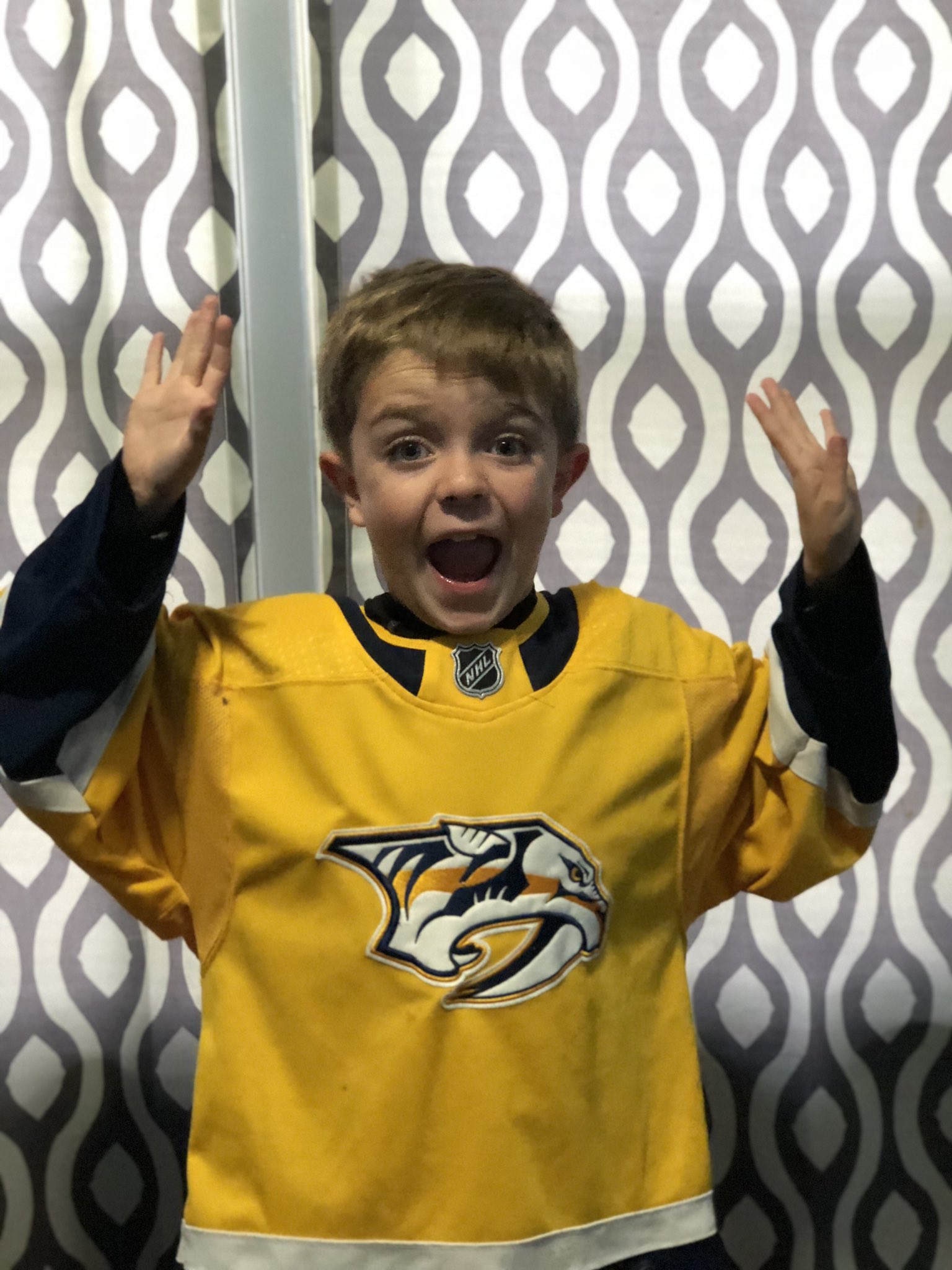 Happy 9th birthday to my hockey loving boy! (And Pekka Rinne!)  