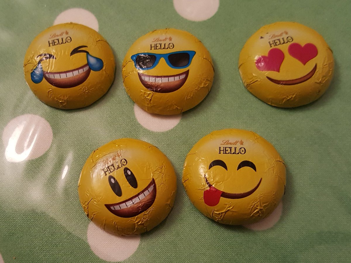 Smiley_Riley19's tweet photo. Look everyone, I found chocolate emojis to go with my real life emojis! @chrismayoh @lisibo @dughall @Ideas_Factory @Dico_Kr https://t.co/Z649aXfGoX