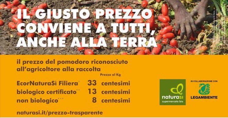 Pensiamo che in questo modo possa iniziare a sorgere un vero sentimento di FIDUCIA ECONOMICA tra persone che hanno a cuore, non solo il proprio benessere, ma anche quello del nostro pianeta e della nostra società di oggi e di domani #naturasi naturasi.it/prezzo-traspar…