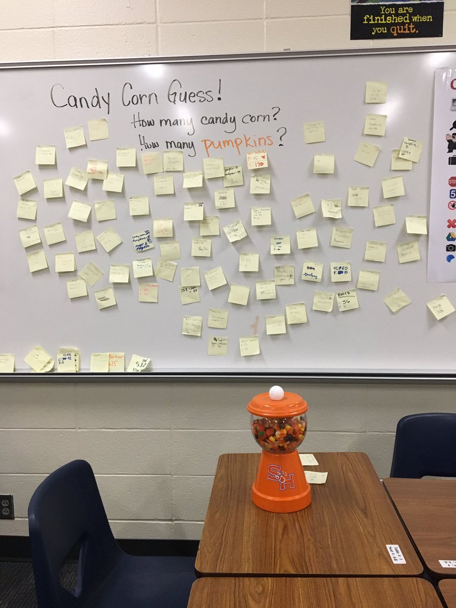 This week, we did a fun Halloween game (and integrated some math estimating skills) in Texas History! <a href="/DoerreKISD/">Doerre Intermediate</a>