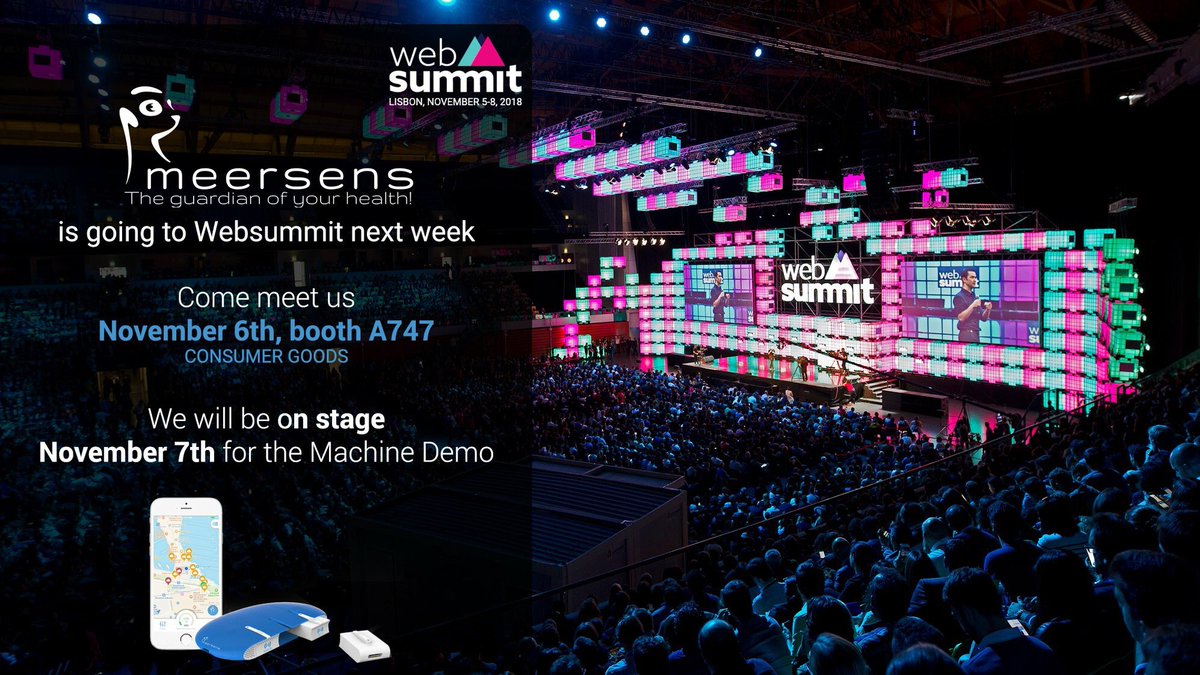 ReyHuet's tweet image. @meersens - The guardian of your health! @WebSummit on Nov. 6th, booth A747 and 7th, at 11:30 am on Machine Demo stage as part of the top 20 selected startups!
@lstockreisser & @JulieFessy will welcome YOU 🤩
#Websummit #machinedemo #AI #IoT #HealthTech #Tech4good #FrenchTech