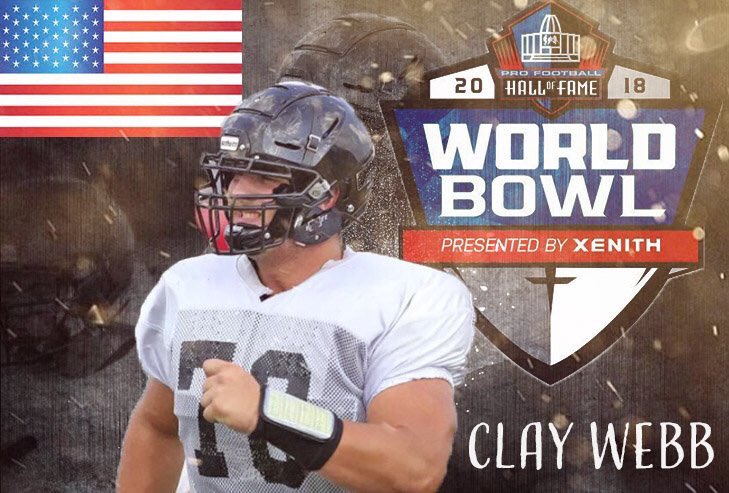 Gary Howard -Scout (@ghoward_scout) on Twitter photo The World will see the #1 Center on the planet <a href="/claywebbG3/">Clay Webb</a> and how an offensive line gets anchored by the best. Congrats big fella. See you in December. @CoachKeith_NP @XenithFootball <a href="/Wilson_Football/">Wilson Bulldogs Football</a> @PFHOFAcademy <a href="/ProFootballHOF/">Pro Football Hall of Fame</a> The World will see the #1 Center on the planet <a href="/claywebbG3/">Clay Webb</a> and how an offensive line gets anchored by the best. Congrats big fella. See you in December. @CoachKeith_NP @XenithFootball <a href="/Wilson_Football/">Wilson Bulldogs Football</a> @PFHOFAcademy <a href="/ProFootballHOF/">Pro Football Hall of Fame</a>