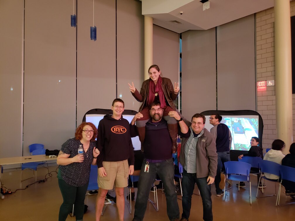mrnickscigeek's tweet photo. End of a great evening at #NHS and #ExtraLife2018 fundraiser. Special thanks to Zach Marks a most excellent dungeon master! https://t.co/4z8J7jFvPZ