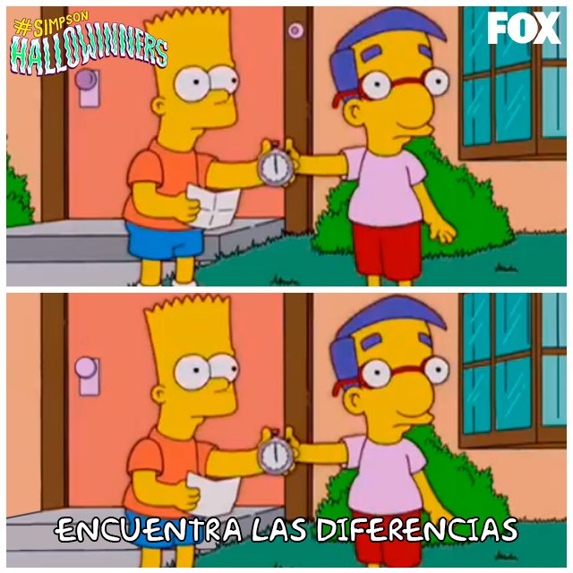 Eres fan de Los Simpson? Encuentra las 3 diferencias en 5 segundos