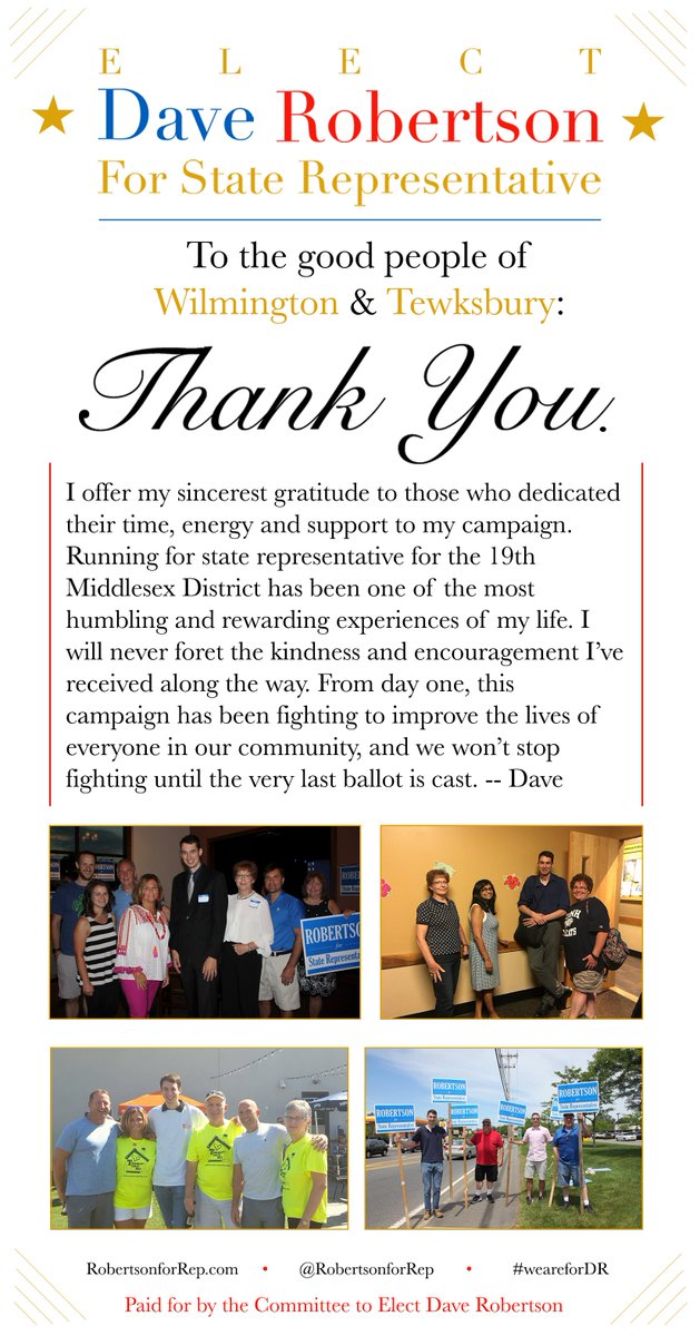 After 6 months of campaigning, this race for state rep. is finally coming to a close in two days. I could not have come this far without the selfless contributions of time, money, and effort from all those who support me. From the bottom of my heart, thank you. #weareforDR #vote