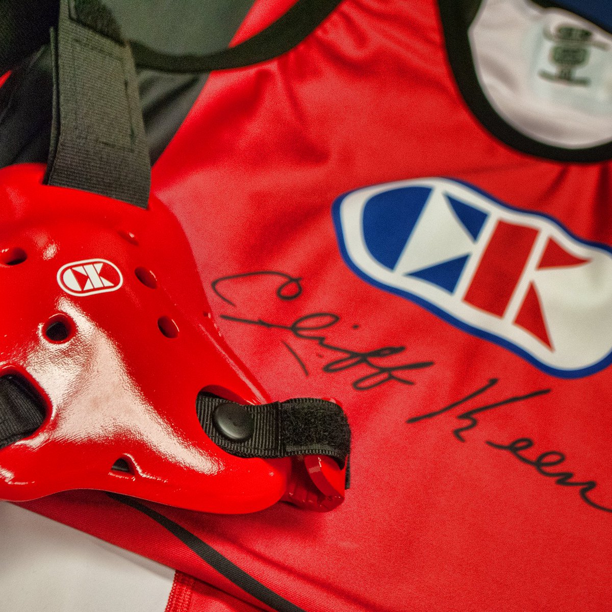 CKAwrestling's tweet photo. Put on your uniform. Strap your headgear. Prepare for battle. 🤜
.
.
#CliffKeen #KeepWrestling #wrestle #wrestling #headgear #ckfusion #sublimatedsinglets #customsinglets https://t.co/FNUrS3vzAM