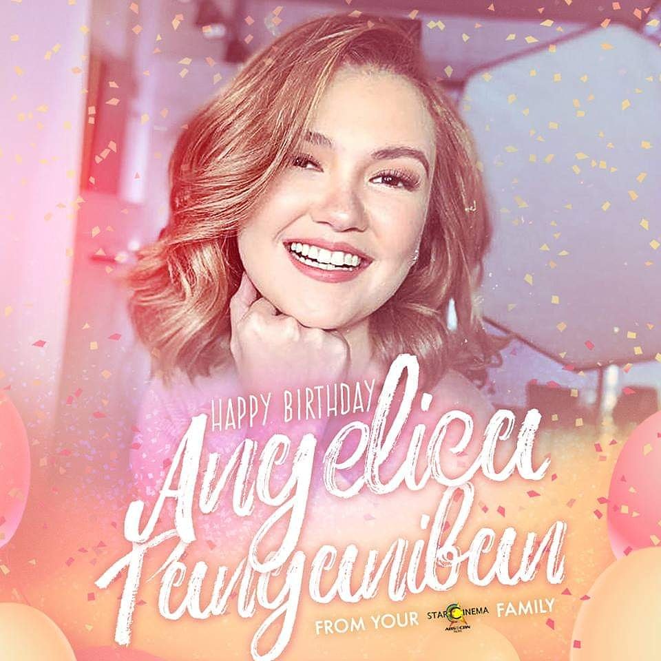 Happy birthday, Angelica Panganiban!  Your Star Cinema family loves you 