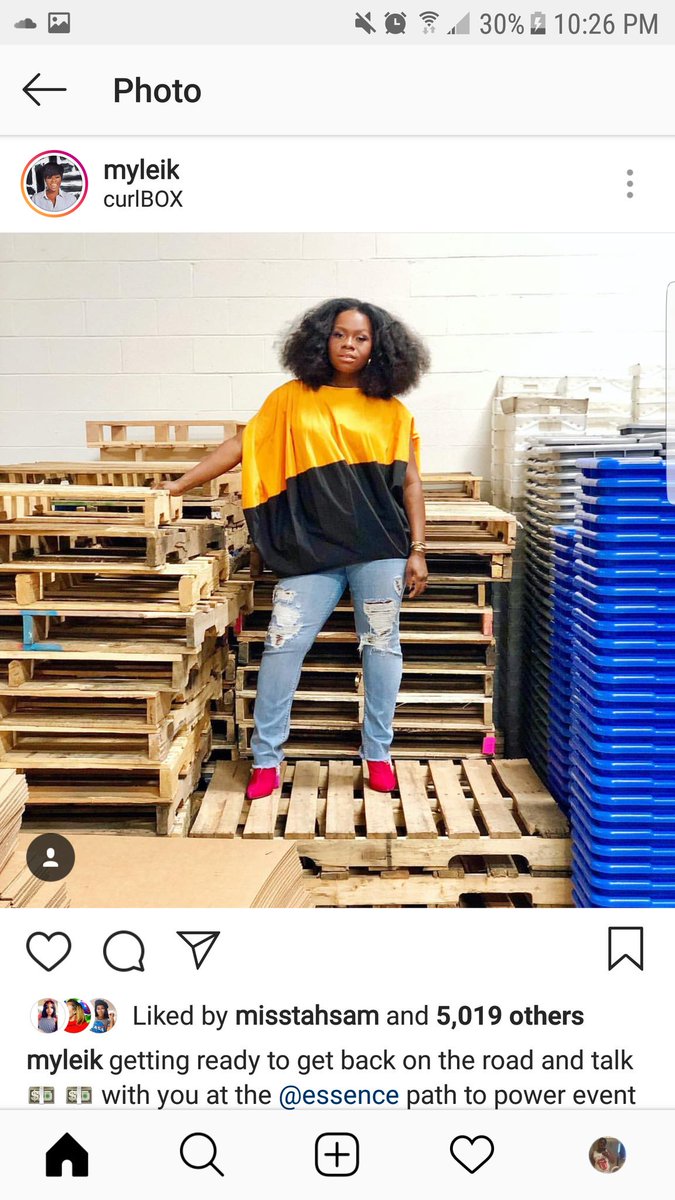 Myleik Teele IG: myleikEntrepreneurCreator of CurlBox