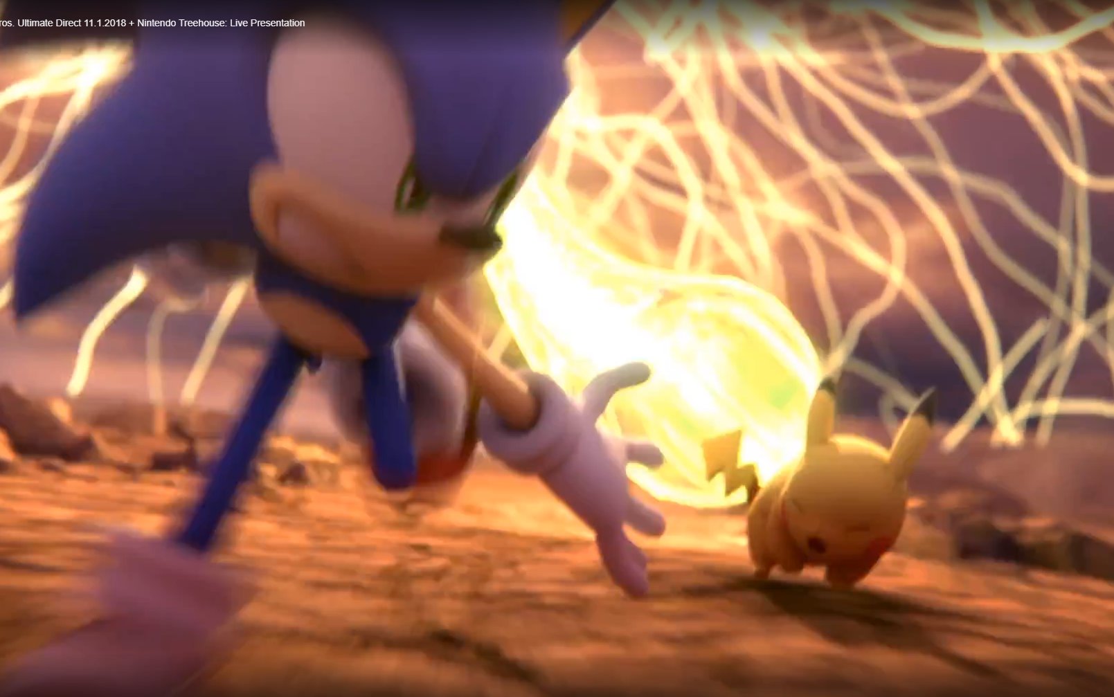 #Sonic just wants to save #Pikachu. #pokemon #SmashBrosUltimate #heartbroke...