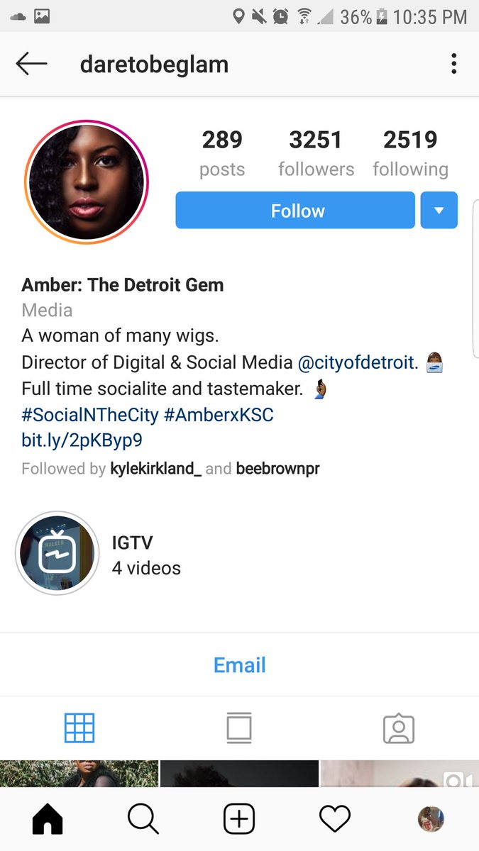 Amber LewisIG: daretobeglamMediaDirector of Digital & Social Media at City of Detroit