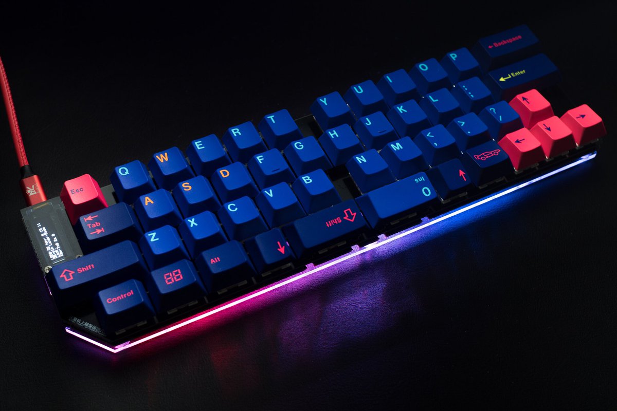 今月のENDGAME⌨️ 割れてないキーボード完成❗️ ・異形rowstaggerd