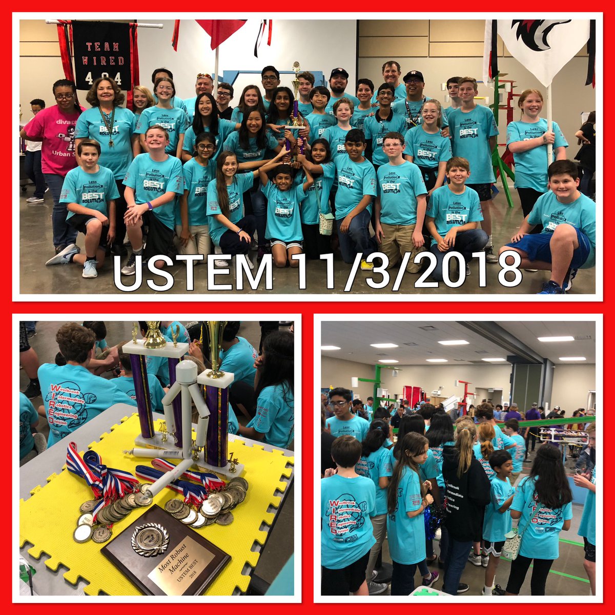 JLPaul75's tweet image. What a day!! #WIREDRobotics advances to State!!! We’ll see you soon Frisco! #Thanks2BESTRobotics #CurrentEvents2018 #BESTRobotics25Years  @WBI_Timberwolf @404wired @BESTRobotics @ClearCreekISD