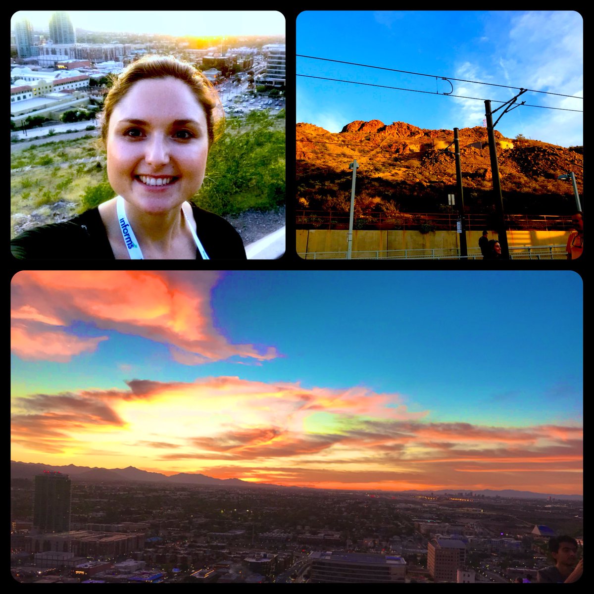 Big thanks to the ASU PhD students who hosted the hike and grad night at #INFORMS2018 We had an amazing sunset on Hayden Butte.