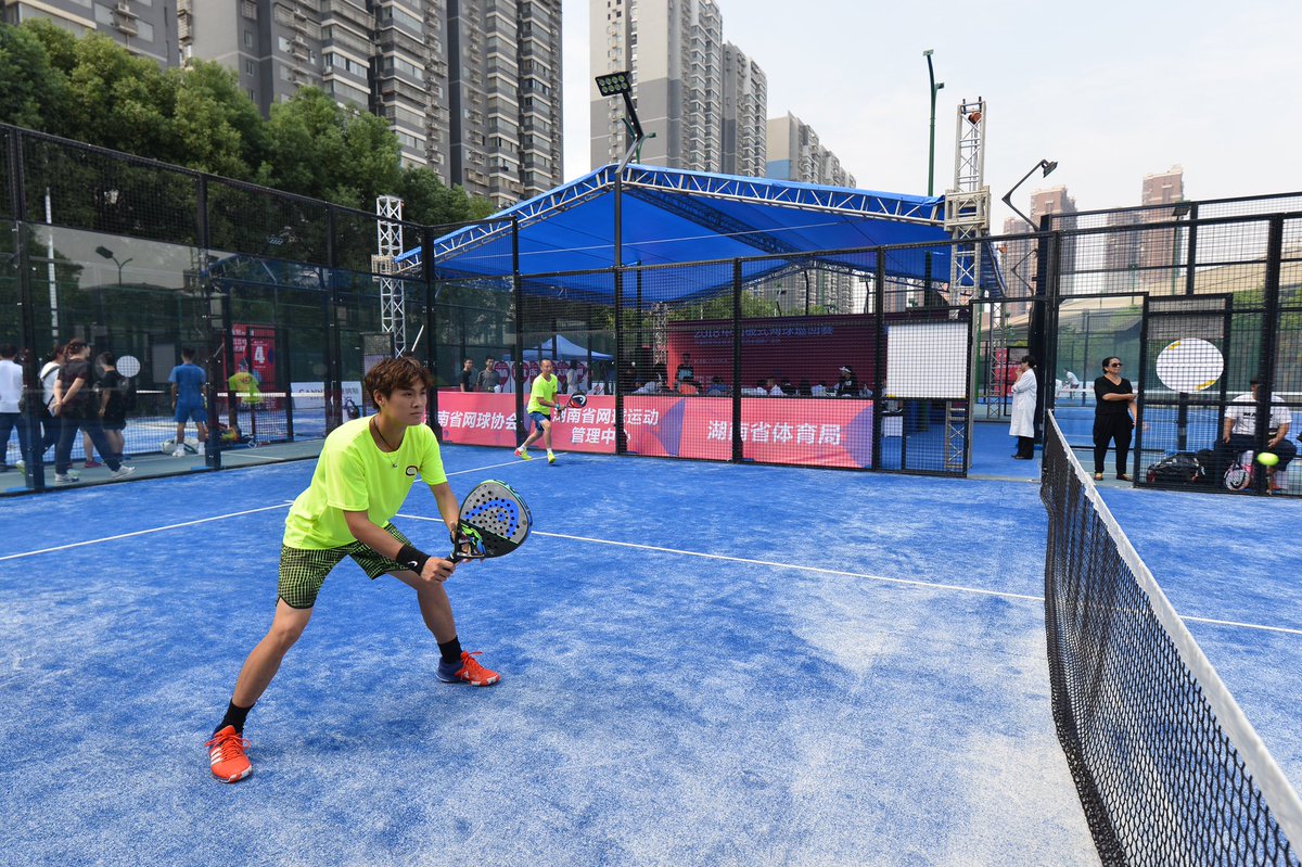 NICHUNLEI's tweet photo. China Padel Tour in Changsha city，first tournament of 2018 https://t.co/W5Q9WnZsMw