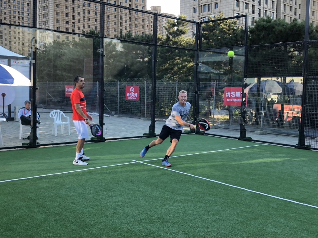 NICHUNLEI's tweet photo. Padel experience camp at China Open 2018 https://t.co/FEei6aTAsi