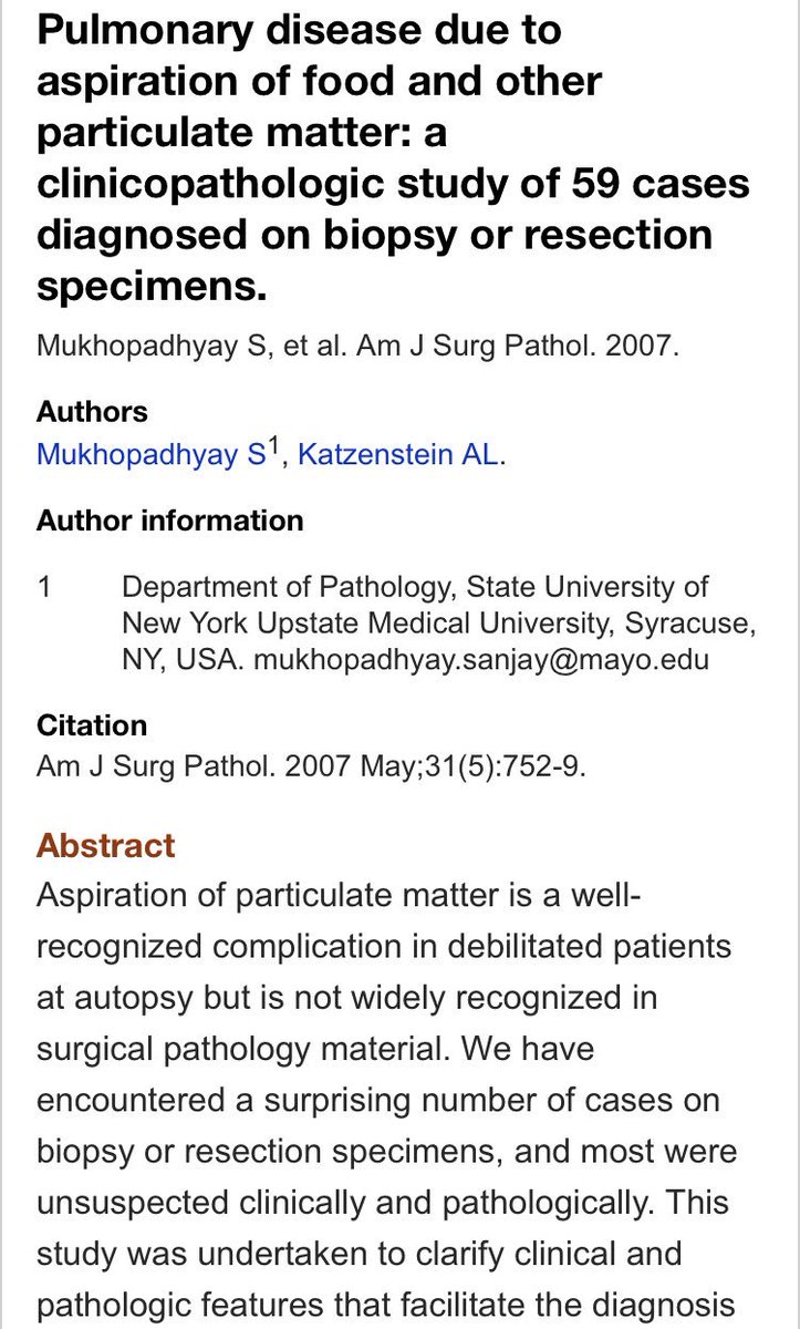 6/Although pill fillers are most commonly seen in the lung in cases where people infect their pain pills intravenously (talc granulomatosis), this was not the case here. In this case, the pills were aspirated into the lung. This is “particulate matter aspiration”