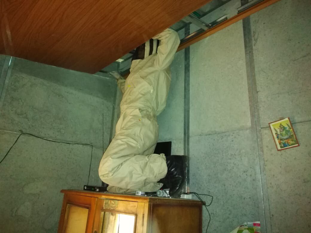 DNBomberosCol's tweet image. #BomberosFomeque / Cundinamarca atendieron emergencia por #apicontrol en  la vereda la moya, atendido por 3 unidades y un vehículo.