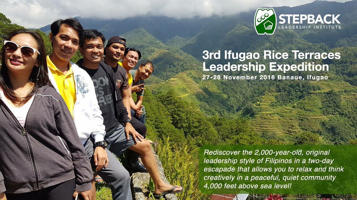 LLOYDLUNA's tweet photo. Experience a unique way of learning about the original Filipino leadership style! #stepbackleadership https://t.co/I3raiJXGMD