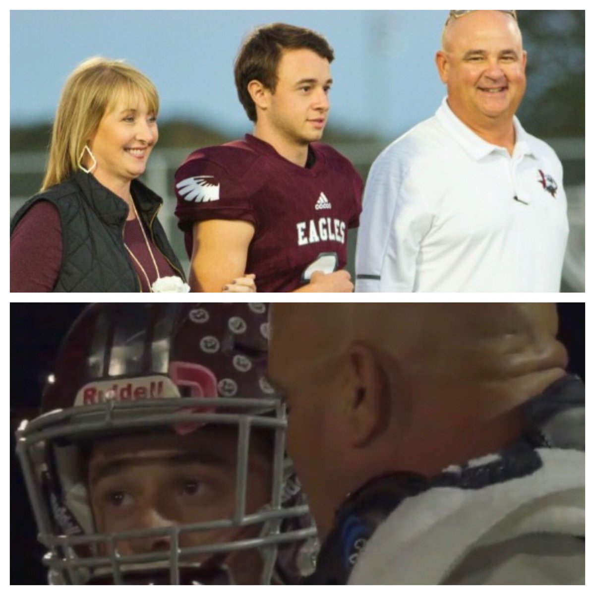 DTSine's tweet image. 2018 Parents Night in Johnson City! Proud Dad! Walker played his last home game last night! Crazy how fast it flies by! Life of a Coach’s Family like no other! He attended 4 HS’s and played Varsity Football at 3 Different Schools! Still alive 4 a playoff spot! #Booyah